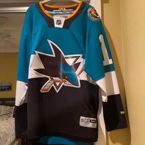 San Jose Sharks Patrick Marleau NHL Jersey. Size M.